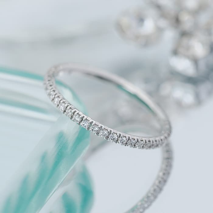 BOUCHERON　ブシュロン エピュール ダイヤモンド リング 1ロー ホワイトゴールド 9号 JAL01181 2