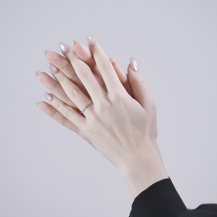 BOUCHERON　ブシュロン エピュール ダイヤモンド リング 1ロー ホワイトゴールド 9号 JAL01181 14