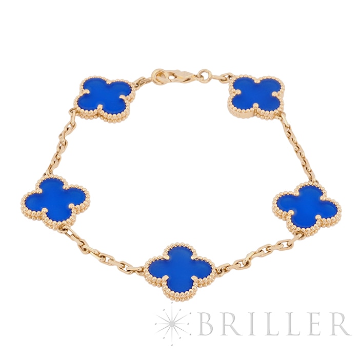 VINTAGE ヴィンテージ ブルーストーン アラベスク ブレスレット バックル 中古)Van Cleef & Arpels ヴァン クリーフ&アーペル ヴィンテージ