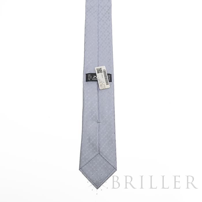HERMES エルメス ネクタイ H織りタイ 7cm《ニューH》グリ・グラシエ 9