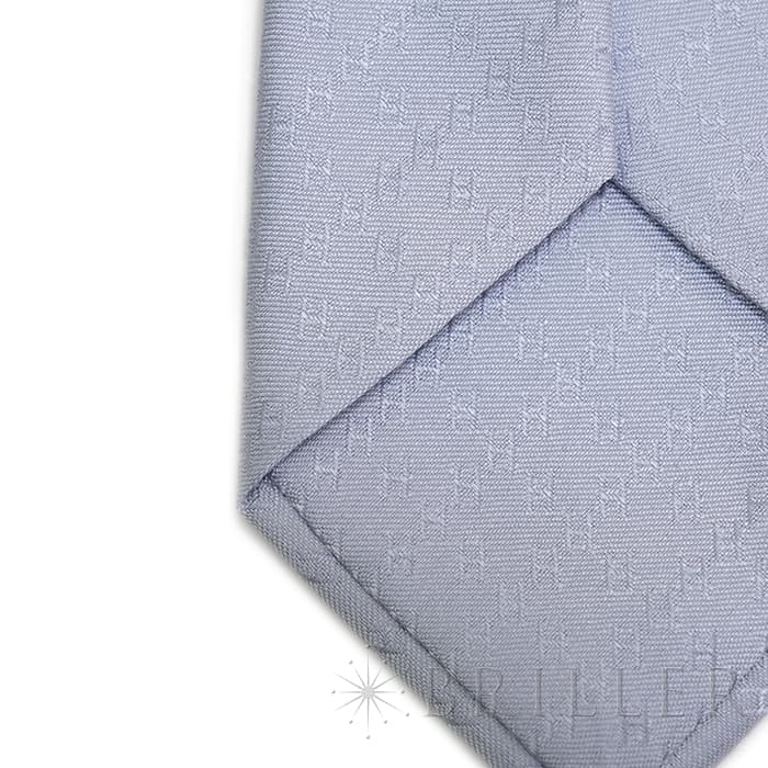 HERMES エルメス ネクタイ H織りタイ 7cm《ニューH》グリ・グラシエ 10