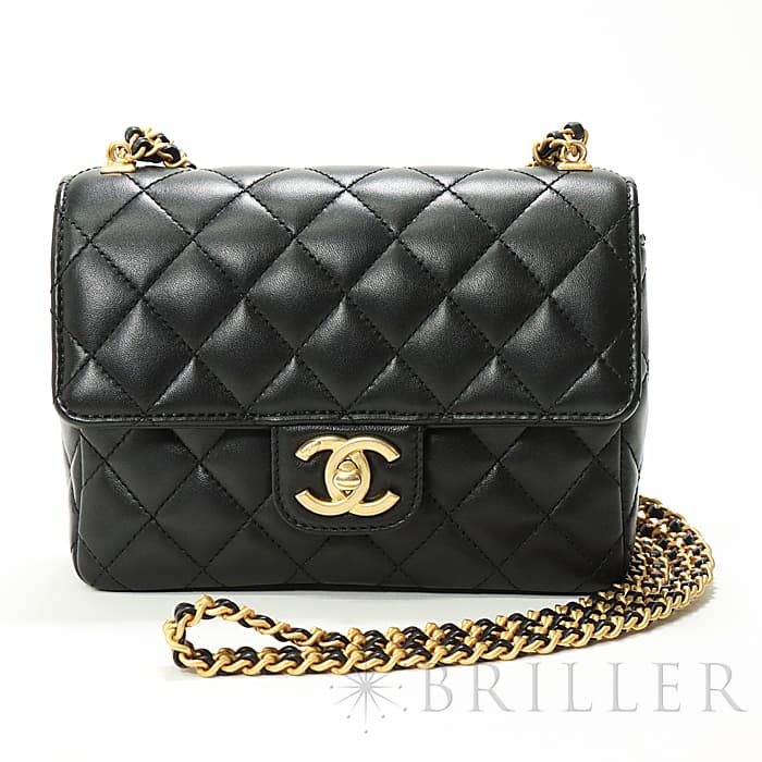 中古)CHANEL シャネル ミニマトラッセ ラムスキン チェーンショルダー ...