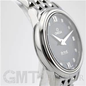 OMEGA オメガ デ・ヴィル プレステージ ブルー 8Pダイヤ 424.10.27.60.53.001