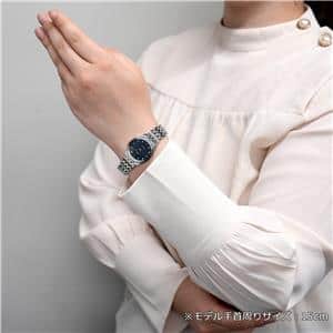 OMEGA オメガ デ・ヴィル プレステージ ブルー 8Pダイヤ 424.10.27.60.53.001