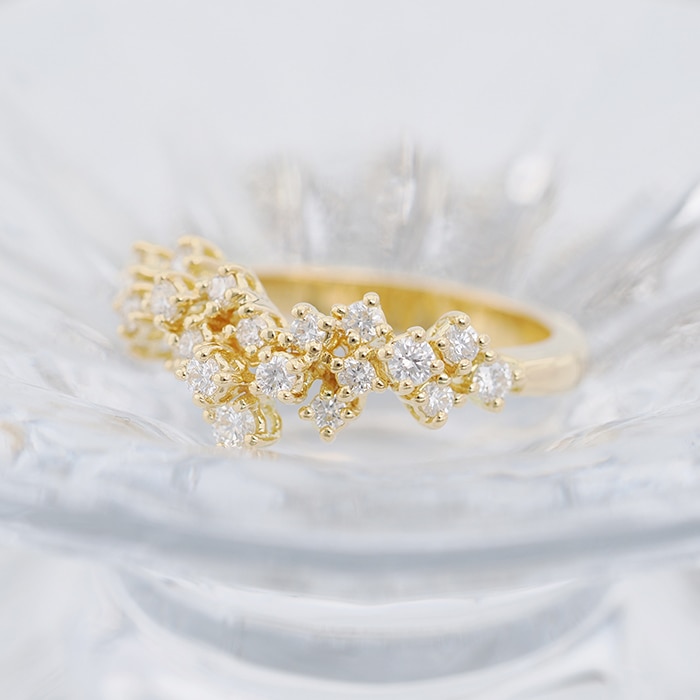 Damiani ダミアーニ ミモザ リング イエローゴールド ダイヤモンド 9号 20086884 2