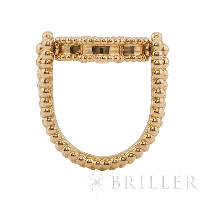 Van Cleef & Arpels ヴァン クリーフ&アーペル アルハンブラ ヴィンテージアルハンブラ リング イエローゴールド アゲート ダイヤモンド 7号 VCARPGV147 4