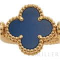 Van Cleef & Arpels ヴァン クリーフ&アーペル アルハンブラ ヴィンテージアルハンブラ リング イエローゴールド アゲート ダイヤモンド 7号 VCARPGV147 5