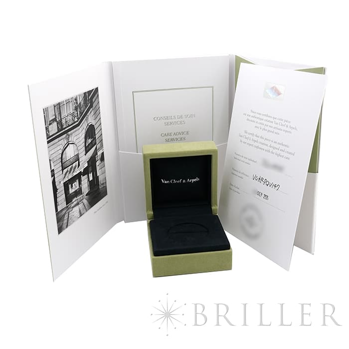 Van Cleef & Arpels ヴァン クリーフ&アーペル アルハンブラ ヴィンテージアルハンブラ リング イエローゴールド アゲート ダイヤモンド 7号 VCARPGV147 6