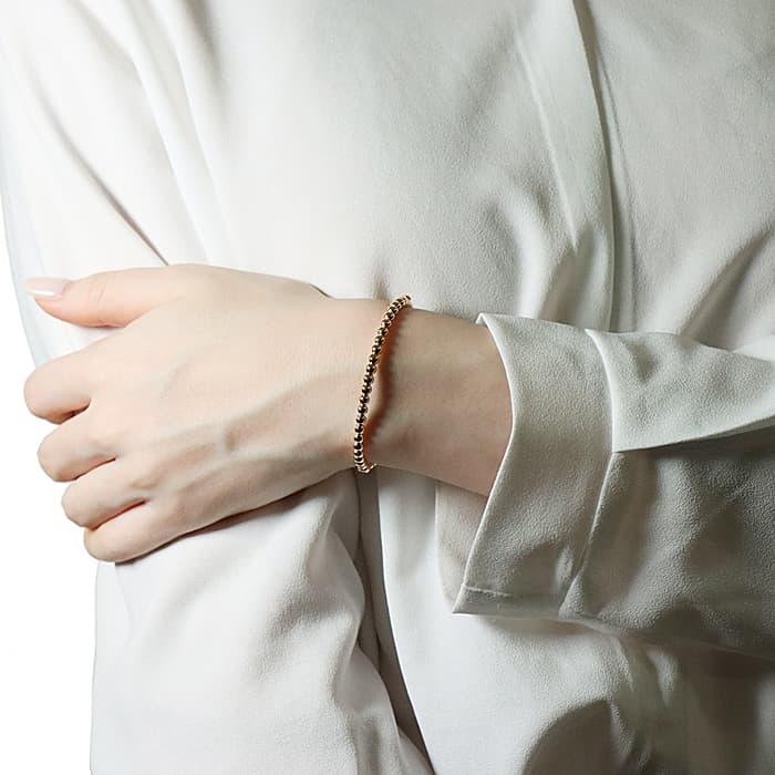 Van Cleef & Arpels ヴァン クリーフ&アーペル ペルレ ゴールドパール ブレスレット エクストラスモールモデル VCARO7TC00 14