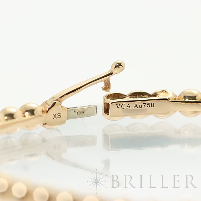Van Cleef & Arpels ヴァン クリーフ&アーペル ペルレ ゴールドパール ブレスレット エクストラスモールモデル VCARO7TC00 3