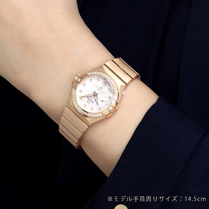 OMEGA オメガ コンステレーション スモールセコンド 27mm 127.55.27.20.55.001 レッドゴールド※ 28