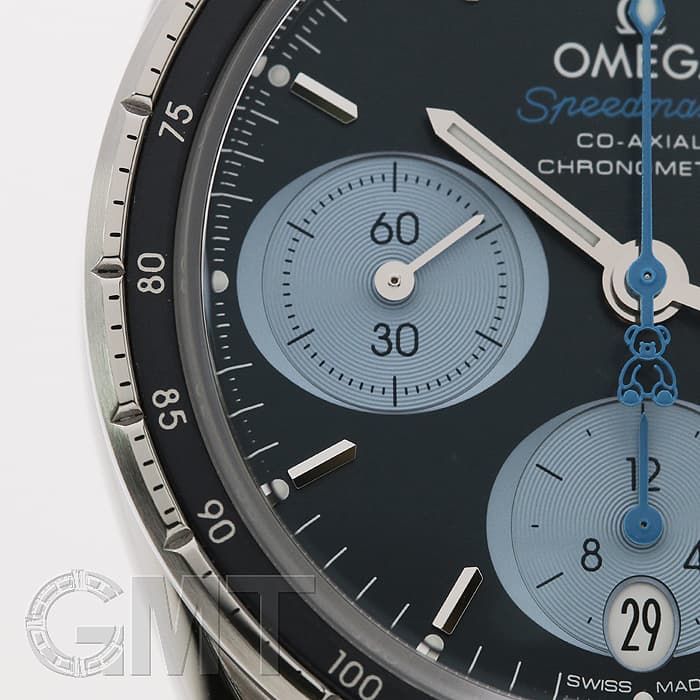 OMEGA オメガ スピードマスター 38 コーアクシャル クロノグラフ ブルー 324.30.38.50.03.002 11