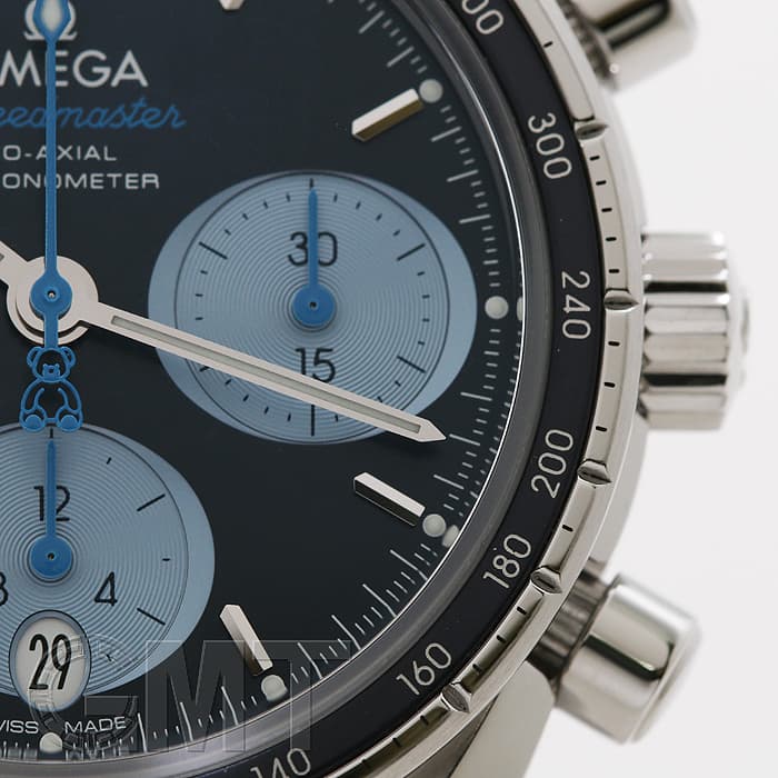 OMEGA オメガ スピードマスター 38 コーアクシャル クロノグラフ ブルー 324.30.38.50.03.002 17