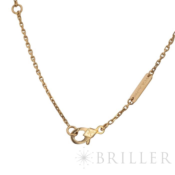 Van Cleef & Arpels ヴァン クリーフ&アーペル アルハンブラ ヴィンテージ アルハンブラ ペンダント ネックレス ギョーシェ イエローゴールド VCARP4KL00 8