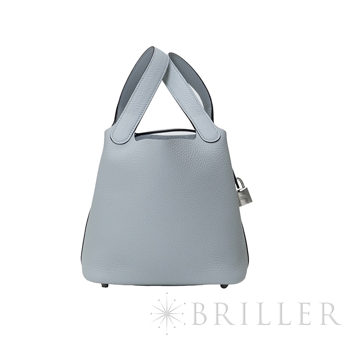 HERMES エルメス ピコタン PM トリヨンクレマンス グリ グラシエ シルバー金具 12