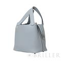 HERMES エルメス ピコタン PM トリヨンクレマンス グリ グラシエ シルバー金具 15