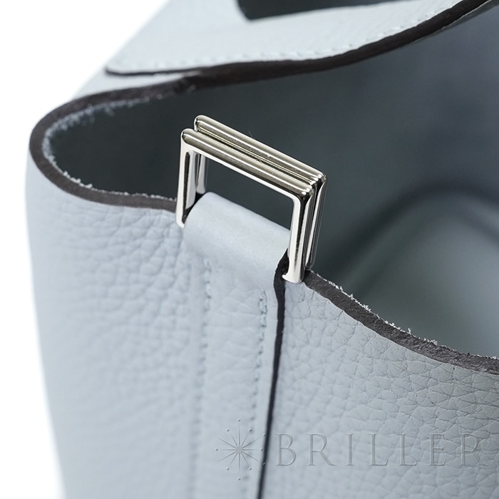 HERMES エルメス ピコタン PM トリヨンクレマンス グリ グラシエ シルバー金具 17
