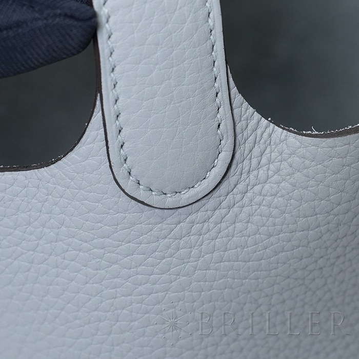 HERMES エルメス ピコタン PM トリヨンクレマンス グリ グラシエ シルバー金具 21