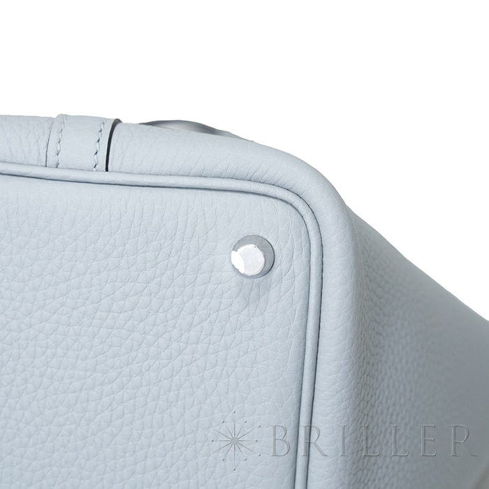 HERMES エルメス ピコタン PM トリヨンクレマンス グリ グラシエ シルバー金具 23