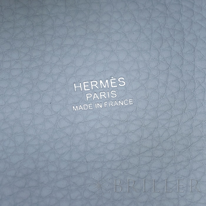 HERMES エルメス ピコタン PM トリヨンクレマンス グリ グラシエ シルバー金具 3