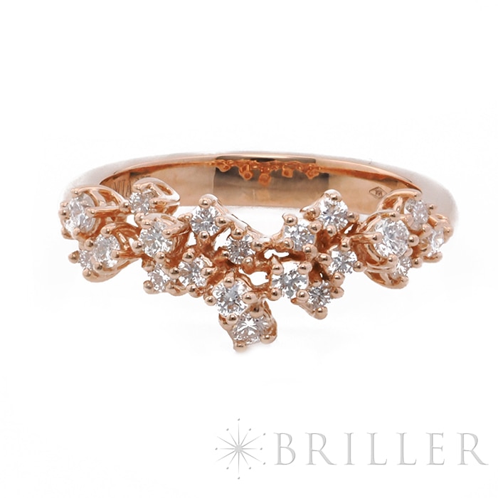 Damiani ダミアーニ ミモザ リング ダイヤモンド ピンクゴールド 11号 20086883 メイン