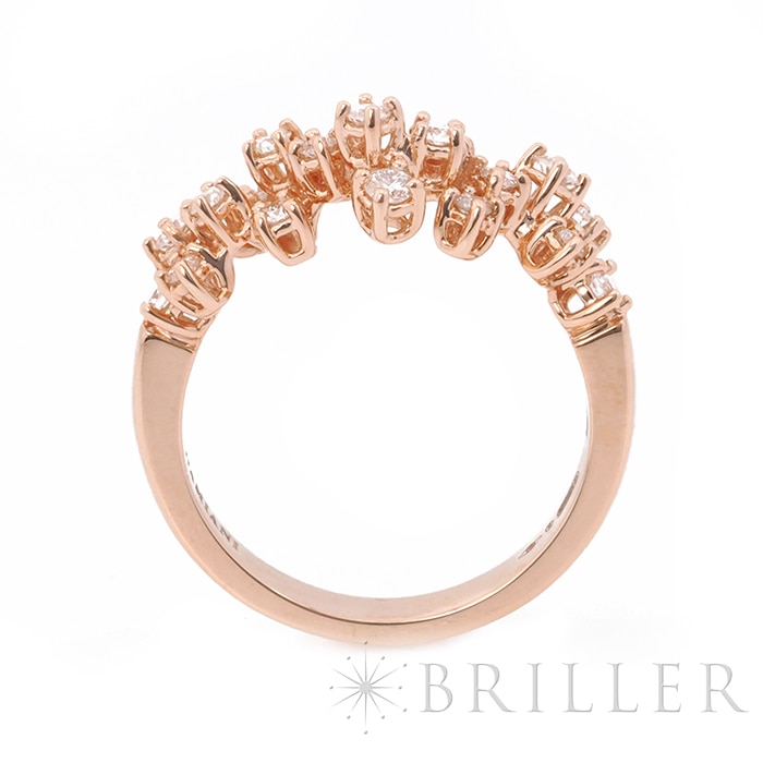 Damiani ダミアーニ ミモザ リング ダイヤモンド ピンクゴールド 11号 20086883 3