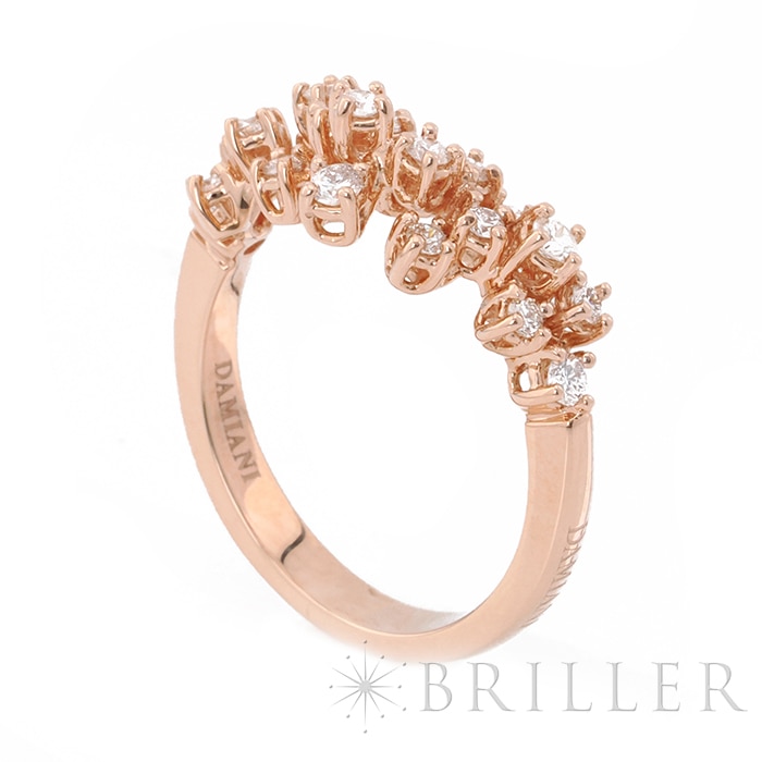 Damiani ダミアーニ ミモザ リング ダイヤモンド ピンクゴールド 11号 20086883 4