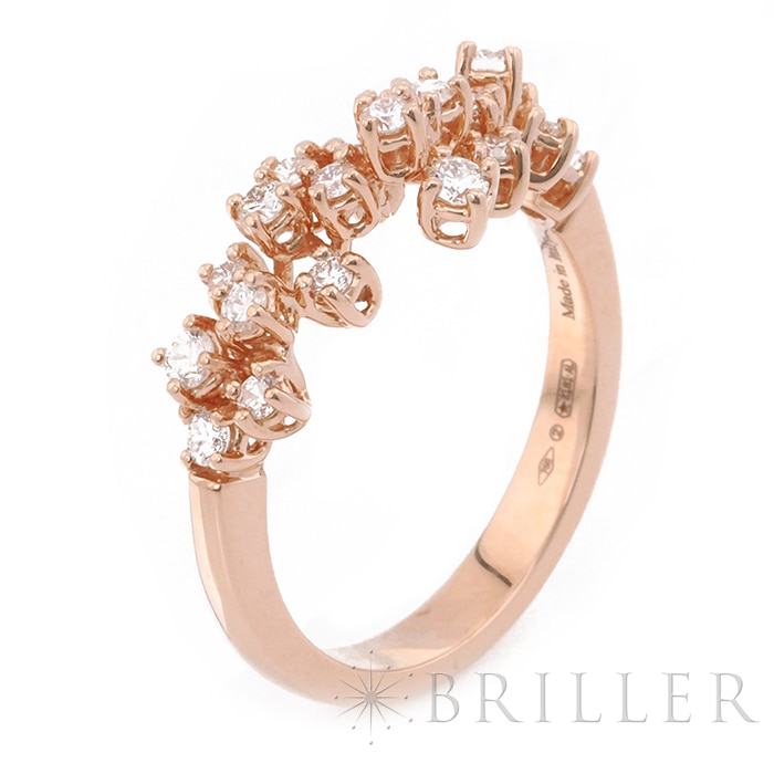 Damiani ダミアーニ ミモザ リング ダイヤモンド ピンクゴールド 11号 20086883 7