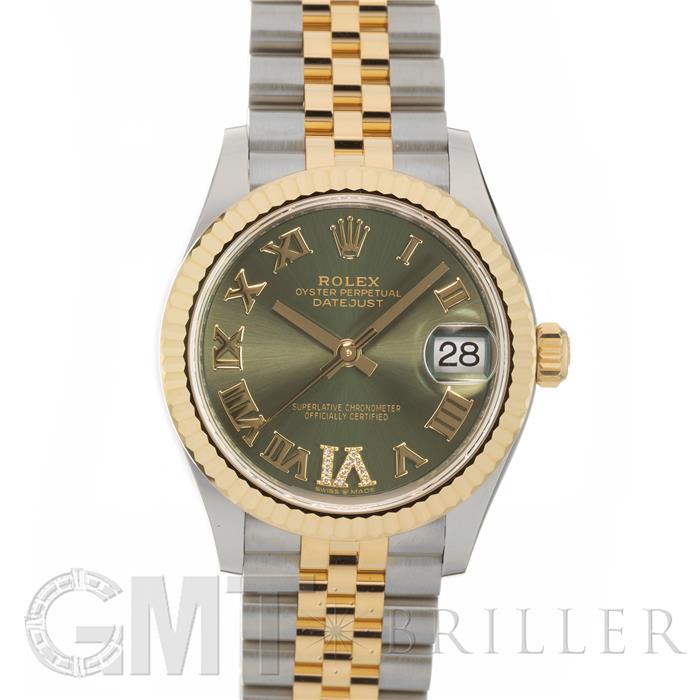 新品)ROLEX ロレックス デイトジャスト 31 278273 オリーブグリーン VI