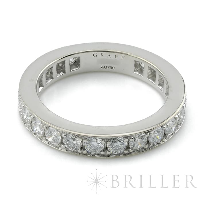 GRAFF グラフ スレッド セット エタニティ リング 1.09ct 8号 メイン
