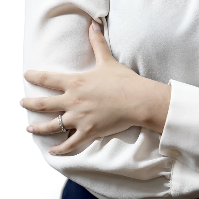 GRAFF グラフ スレッド セット エタニティ リング 1.09ct 8号 13