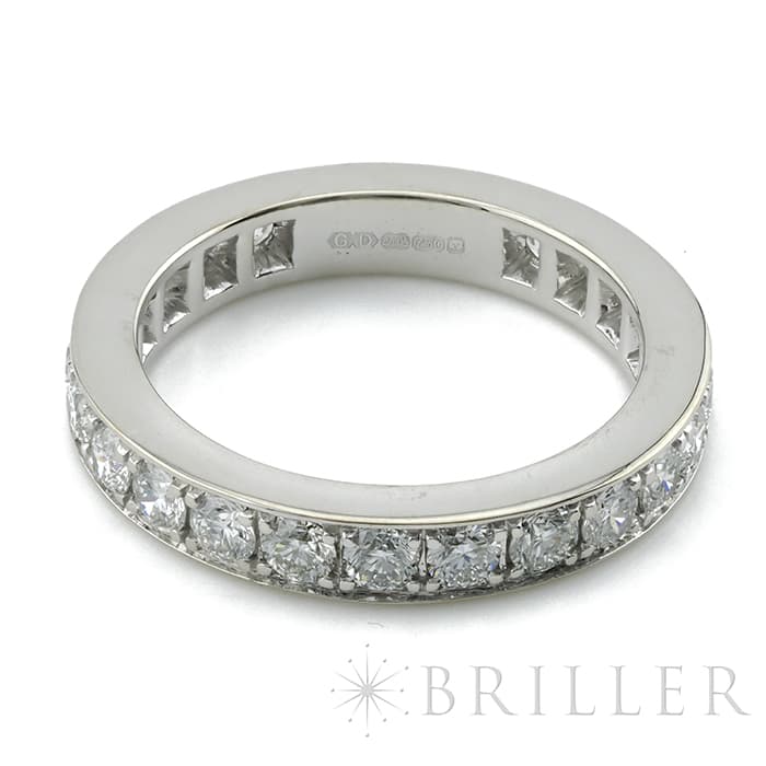 GRAFF グラフ スレッド セット エタニティ リング 1.09ct 8号 1