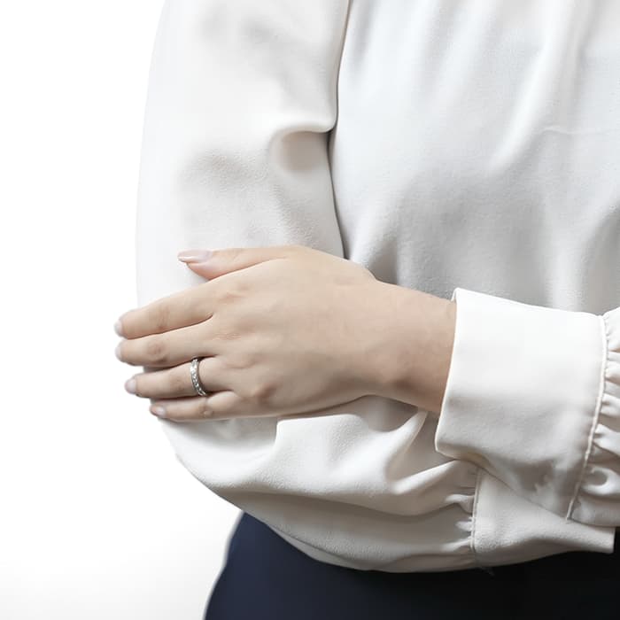 GRAFF グラフ スレッド セット エタニティ リング 1.09ct 8号 14