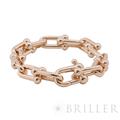TIFFANY & Co. ティファニー ハードウェア ラージリンク ブレスレット ローズゴールド ラージ 1