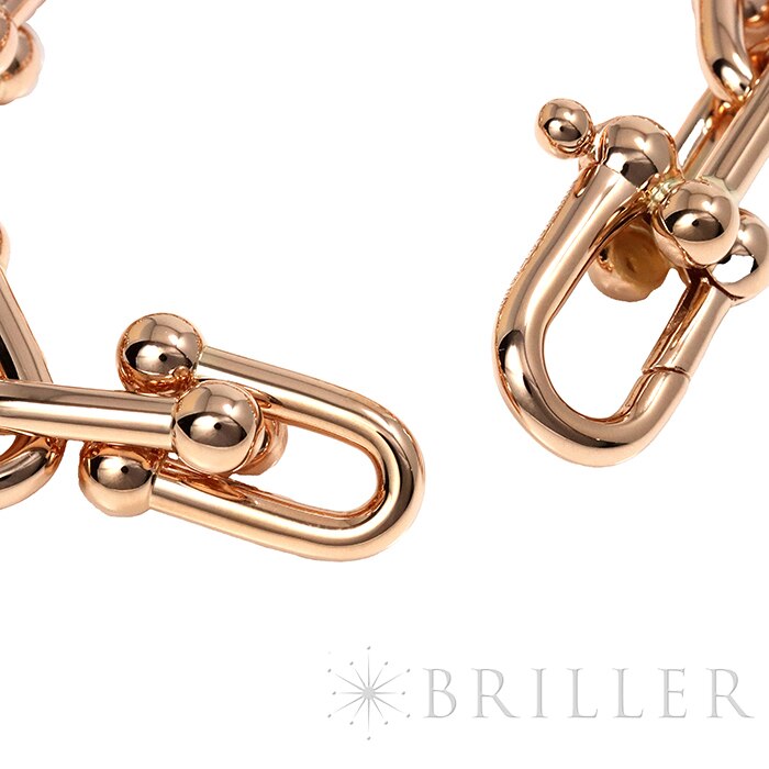 TIFFANY & Co. ティファニー ハードウェア ラージリンク ブレスレット ローズゴールド ラージ 3