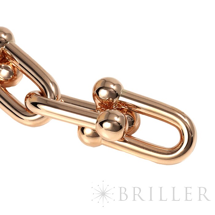 TIFFANY & Co. ティファニー ハードウェア ラージリンク ブレスレット ローズゴールド ラージ 4