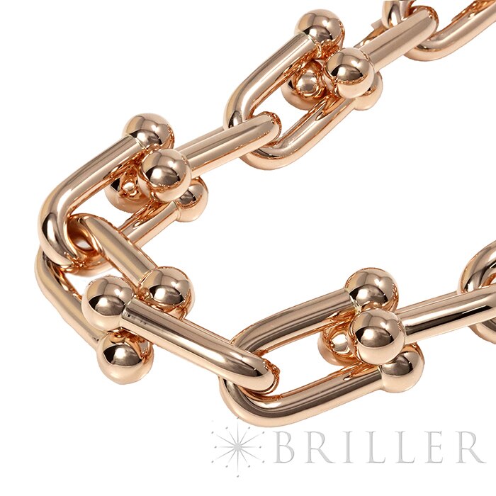 TIFFANY & Co. ティファニー ハードウェア ラージリンク ブレスレット ローズゴールド ラージ 6