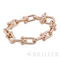 TIFFANY & Co. ティファニー ハードウェア ラージリンク ブレスレット ローズゴールド ラージ 8