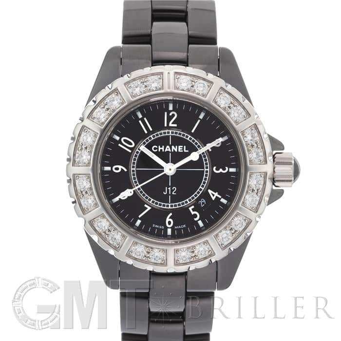 中古)CHANEL シャネル J12 H1173 ベゼルダイヤ 33mm（商品ID