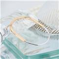 TIFFANY & Co. ティファニー ロック ナローバングル ローズゴールド ホワイトゴールド ミディアム 74365078/74365094 2