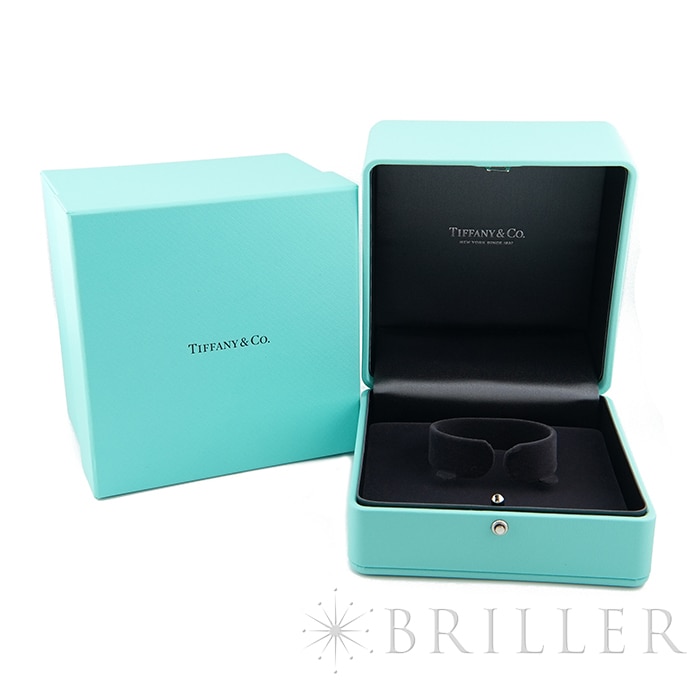 TIFFANY & Co. ティファニー ロック ナローバングル ローズゴールド ホワイトゴールド ミディアム 74365078/74365094 6