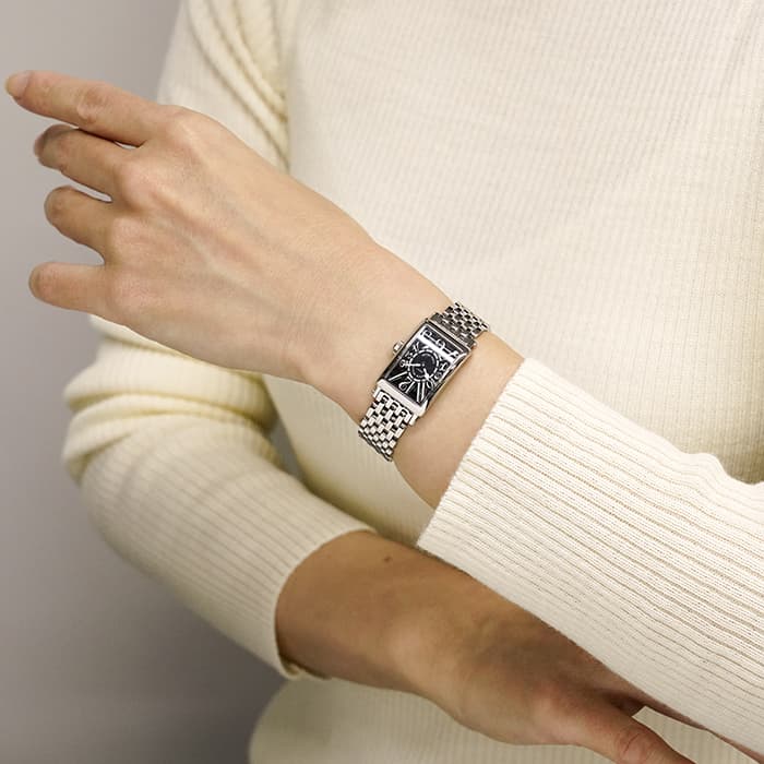 FRANCK MULLER フランク・ミュラー ロングアイランド プティ 802QZ SS ブラック 29