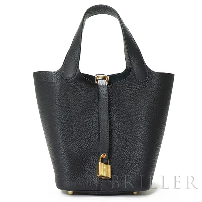 新品)HERMES エルメス ピコタン ロックPM トリヨン キャバン ゴールド  