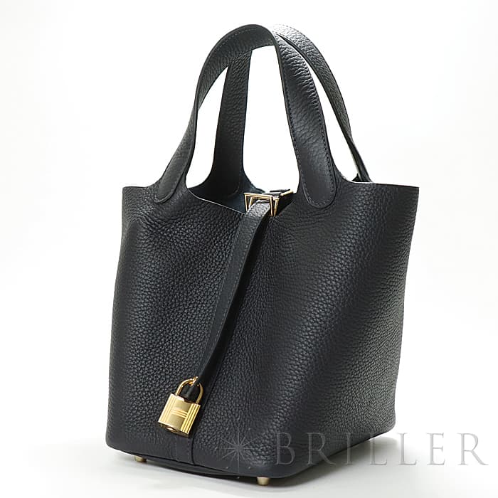 HERMES エルメス ピコタン ロック PM トリヨンクレマンス キャバン ゴールド金具 18