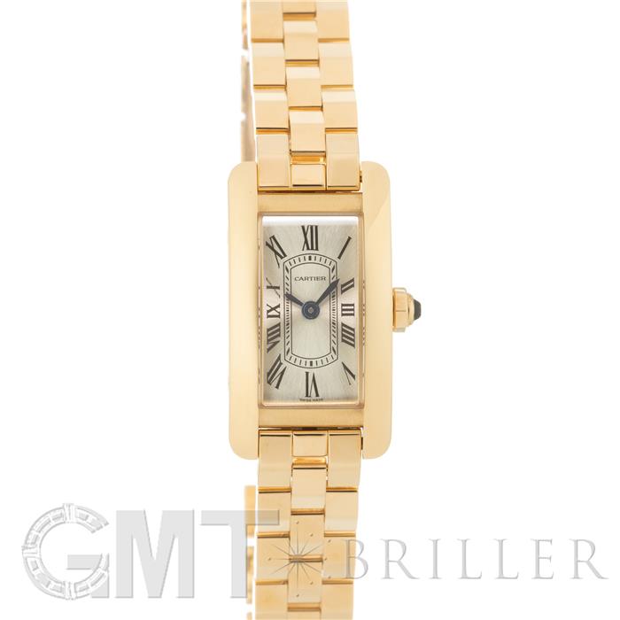 CARTIER カルティエ タンク アメリカン ウォッチ ミニモデル イエローゴールド WGTA0405 メイン