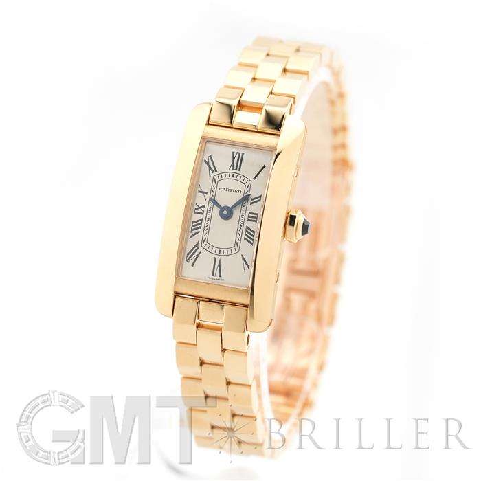 CARTIER カルティエ タンク アメリカン ウォッチ ミニモデル イエローゴールド WGTA0405 1