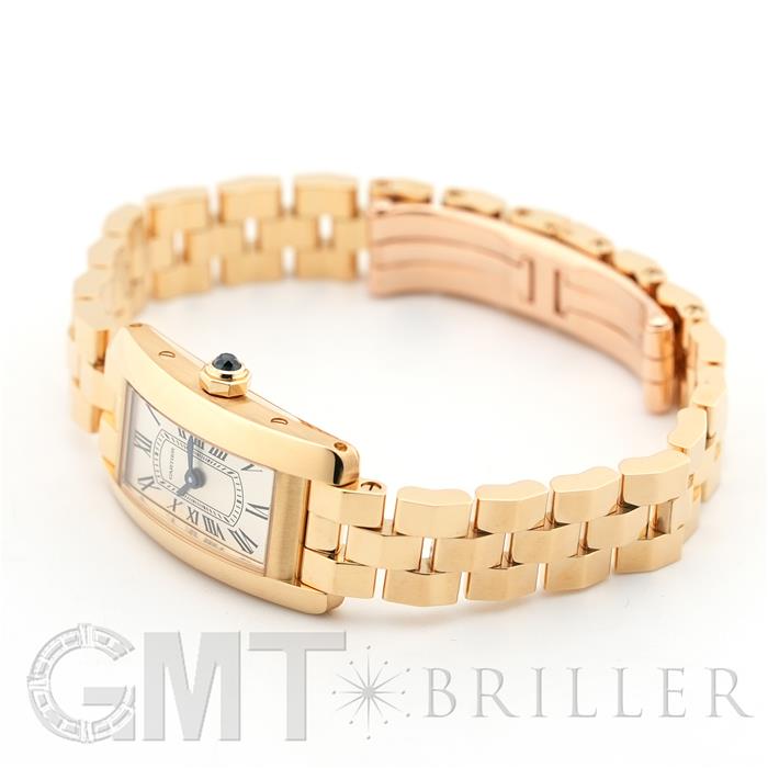 CARTIER カルティエ タンク アメリカン ウォッチ ミニモデル イエローゴールド WGTA0405 22