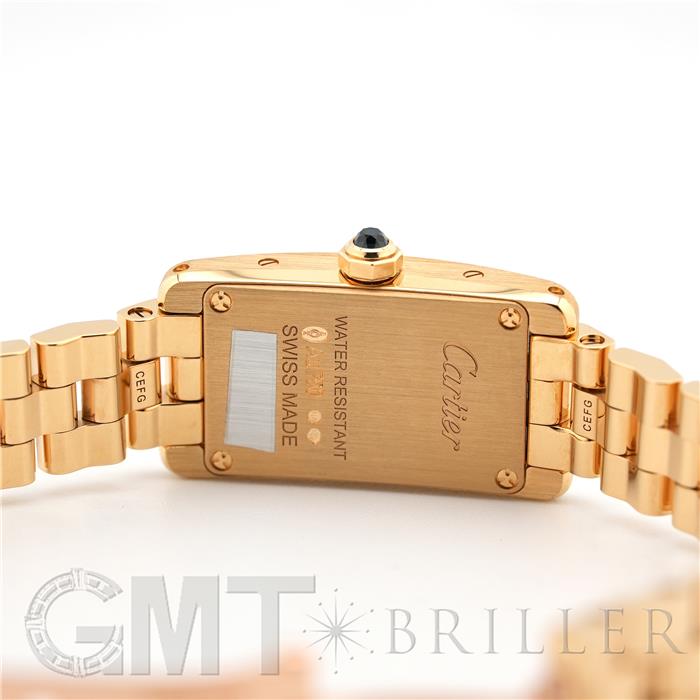 CARTIER カルティエ タンク アメリカン ウォッチ ミニモデル イエローゴールド WGTA0405 3