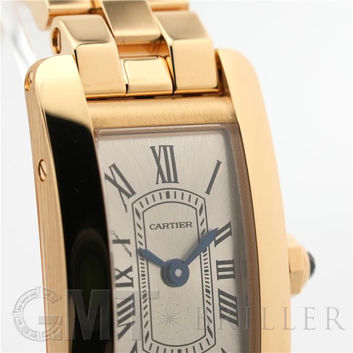 CARTIER カルティエ タンク アメリカン ウォッチ ミニモデル イエローゴールド WGTA0405 6