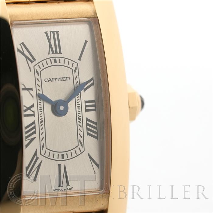CARTIER カルティエ タンク アメリカン ウォッチ ミニモデル イエローゴールド WGTA0405 7
